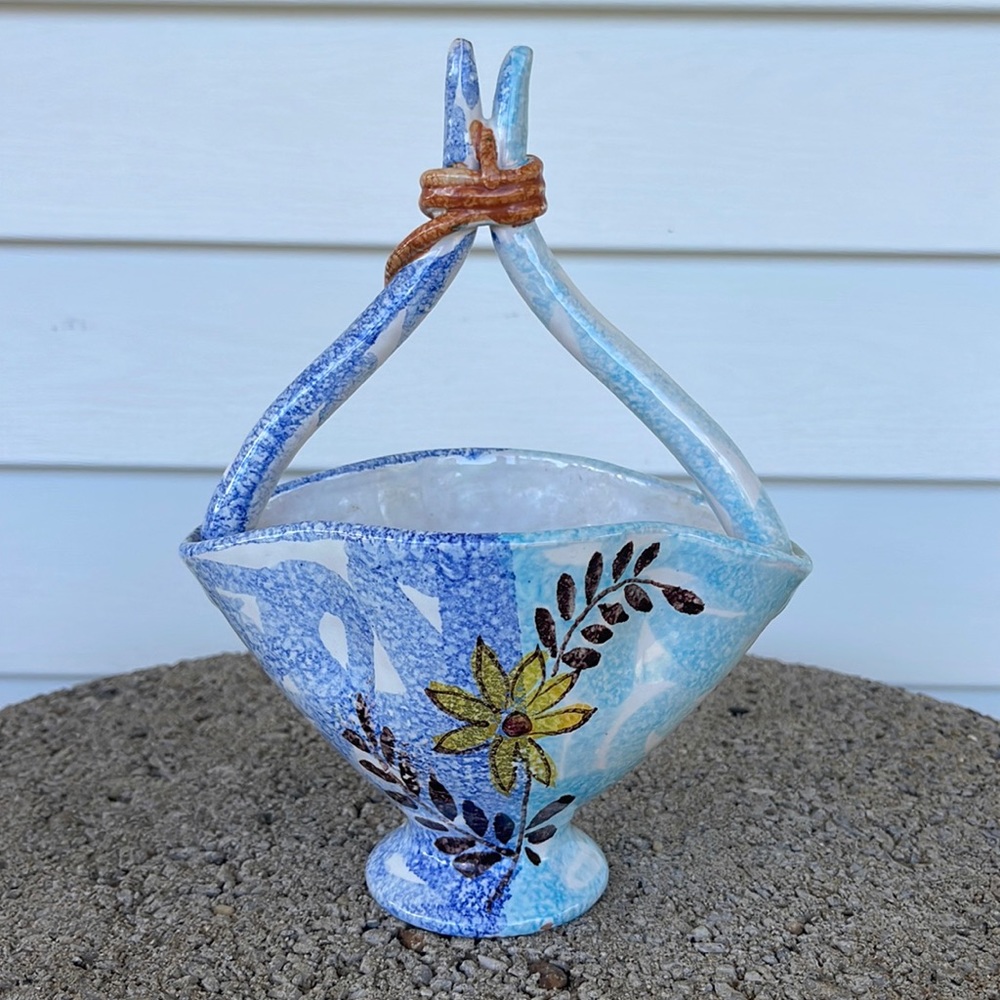 🌻 Vintage blue vase